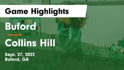 Buford  vs Collins Hill Game Highlights - Sept. 27, 2022