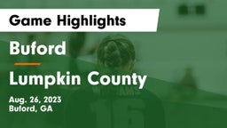 Buford  vs Lumpkin County  Game Highlights - Aug. 26, 2023
