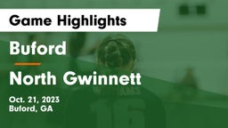 Buford  vs North Gwinnett  Game Highlights - Oct. 21, 2023