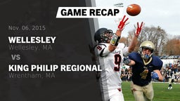 Recap: Wellesley  vs. King Philip Regional  2015