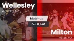 Matchup: Wellesley High vs. Milton  2016