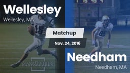 Matchup: Wellesley High vs. Needham  2016