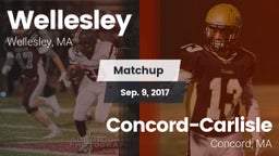 Matchup: Wellesley High vs. Concord-Carlisle  2017