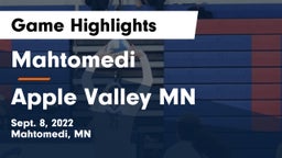 Mahtomedi  vs Apple Valley  MN Game Highlights - Sept. 8, 2022