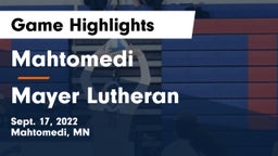 Mahtomedi  vs Mayer Lutheran  Game Highlights - Sept. 17, 2022