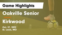 Oakville Senior  vs Kirkwood  Game Highlights - Oct. 27, 2022