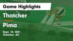 Thatcher  vs Pima Game Highlights - Sept. 18, 2021