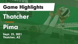 Thatcher  vs Pima Game Highlights - Sept. 23, 2021