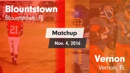 Matchup: Blountstown vs. Vernon  2016