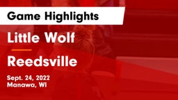 Little Wolf  vs Reedsville  Game Highlights - Sept. 24, 2022