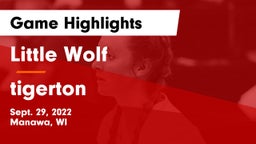 Little Wolf  vs tigerton Game Highlights - Sept. 29, 2022