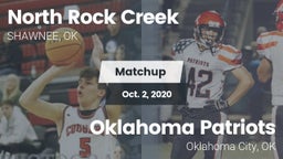 Matchup: North Rock Creek Hig vs. Oklahoma Patriots 2020