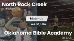 Matchup: North Rock Creek Hig vs. Oklahoma Bible Academy 2020