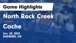 North Rock Creek  vs Cache  Game Highlights - Jan. 20, 2023
