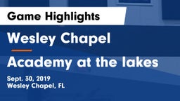 Wesley Chapel  vs Academy at the lakes Game Highlights - Sept. 30, 2019