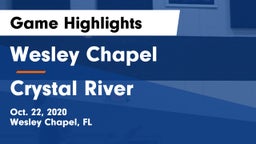 Wesley Chapel  vs Crystal River Game Highlights - Oct. 22, 2020