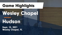 Wesley Chapel  vs Hudson  Game Highlights - Sept. 13, 2021