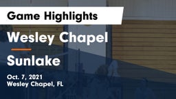 Wesley Chapel  vs Sunlake  Game Highlights - Oct. 7, 2021