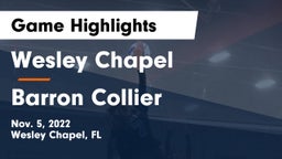 Wesley Chapel  vs Barron Collier  Game Highlights - Nov. 5, 2022