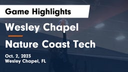 Wesley Chapel  vs Nature Coast Tech  Game Highlights - Oct. 2, 2023