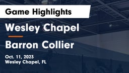 Wesley Chapel  vs Barron Collier  Game Highlights - Oct. 11, 2023