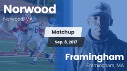 Matchup: Norwood  vs. Framingham  2017