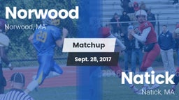 Matchup: Norwood  vs. Natick  2017