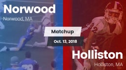 Matchup: Norwood  vs. Holliston  2018