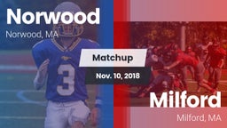 Matchup: Norwood  vs. Milford  2018