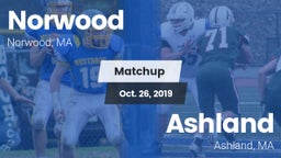 Matchup: Norwood  vs. Ashland  2019