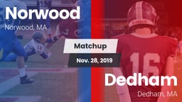 Matchup: Norwood  vs. Dedham  2019