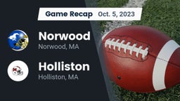 Recap: Norwood  vs. Holliston  2023