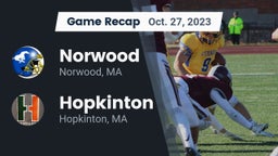 Recap: Norwood  vs. Hopkinton  2023