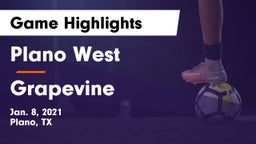 Plano West  vs Grapevine  Game Highlights - Jan. 8, 2021