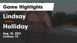 Lindsay  vs Holliday  Game Highlights - Aug. 23, 2022