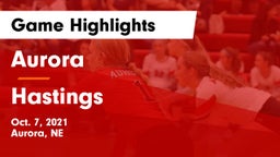 Aurora  vs Hastings  Game Highlights - Oct. 7, 2021