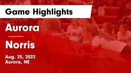 Aurora  vs Norris  Game Highlights - Aug. 25, 2022