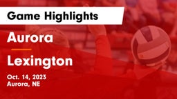 Aurora  vs Lexington  Game Highlights - Oct. 14, 2023