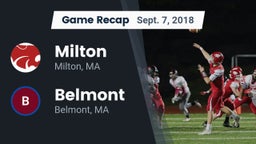 Recap: Milton  vs. Belmont  2018