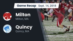 Recap: Milton  vs. Quincy  2018