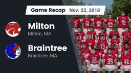 Recap: Milton  vs. Braintree  2018