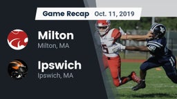 Recap: Milton  vs. Ipswich  2019