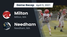 Recap: Milton  vs. Needham  2021