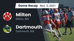 Recap: Milton  vs. Dartmouth  2021