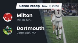 Recap: Milton  vs. Dartmouth  2023
