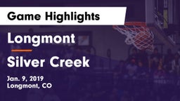 Longmont  vs Silver Creek Game Highlights - Jan. 9, 2019