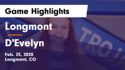 Longmont  vs D'Evelyn  Game Highlights - Feb. 25, 2020