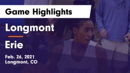 Longmont  vs Erie  Game Highlights - Feb. 26, 2021