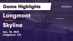 Longmont  vs Skyline  Game Highlights - Jan. 18, 2022