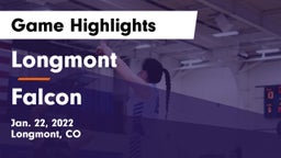 Longmont  vs Falcon   Game Highlights - Jan. 22, 2022